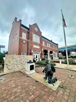 The Franklin Street fire station was built on the site of the Worcester Cold Storage Fire and features a memorial to the fallen Worcester 6 firefighters. The Franklin Street fire station was built on the site of the Worcester Cold Storage Fire and features a memorial to the fallen Worcester 6 firefighters.