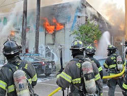 If a fire is fast-moving and compromised a significant portion of a building, it might be too dangerous for members to conduct a search. If a fire is fast-moving and compromised a significant portion of a building, it might be too dangerous for members to conduct a search.