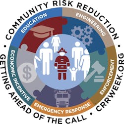 The goal of CRR Week is to raise awareness among the fire service about the role of Community Risk Reduction and how any department can employ proven CRR strategies to make their community and department safer. The goal of CRR Week is to raise awareness among the fire service about the role of Community Risk Reduction and how any department can employ proven CRR strategies to make their community and department safer.