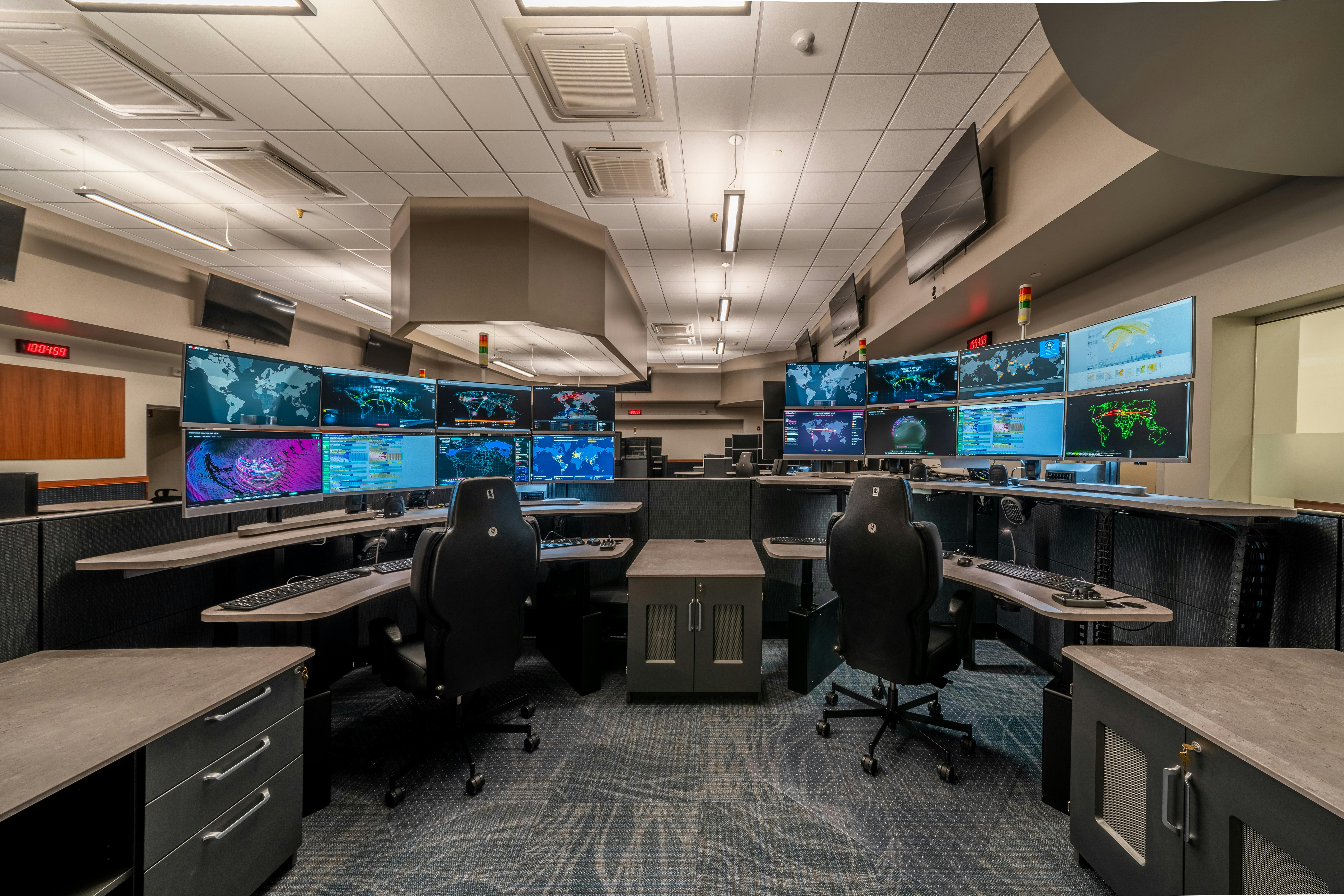 The central core of the Saratoga County Public Safety Facility in Ballston Spa, NY, includes critical infrastructure and smart layout of corridors and egress. Use of the core concept minimized the cost of hardening the facility and of constructing offices and services that are situated around the core.