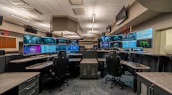 The central core of the Saratoga County Public Safety Facility in Ballston Spa, NY, includes critical infrastructure and smart layout of corridors and egress. Use of the core concept minimized the cost of hardening the facility and of constructing offices and services that are situated around the core. The central core of the Saratoga County Public Safety Facility in Ballston Spa, NY, includes critical infrastructure and smart layout of corridors and egress. Use of the core concept minimized the cost of hardening the facility and of constructing offices and services that are situated around the core.
