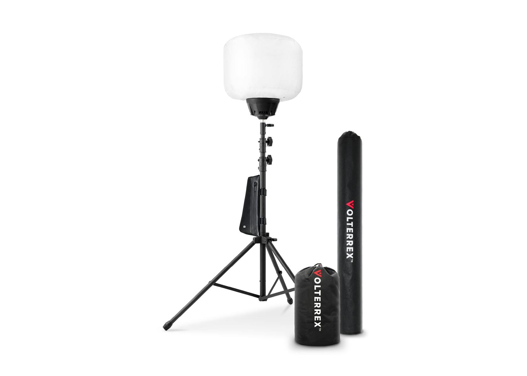 The 13,000 lumen balloon work light casts 360-degrees of glare-free diffused light illuminating up to 7,500 square feet.
