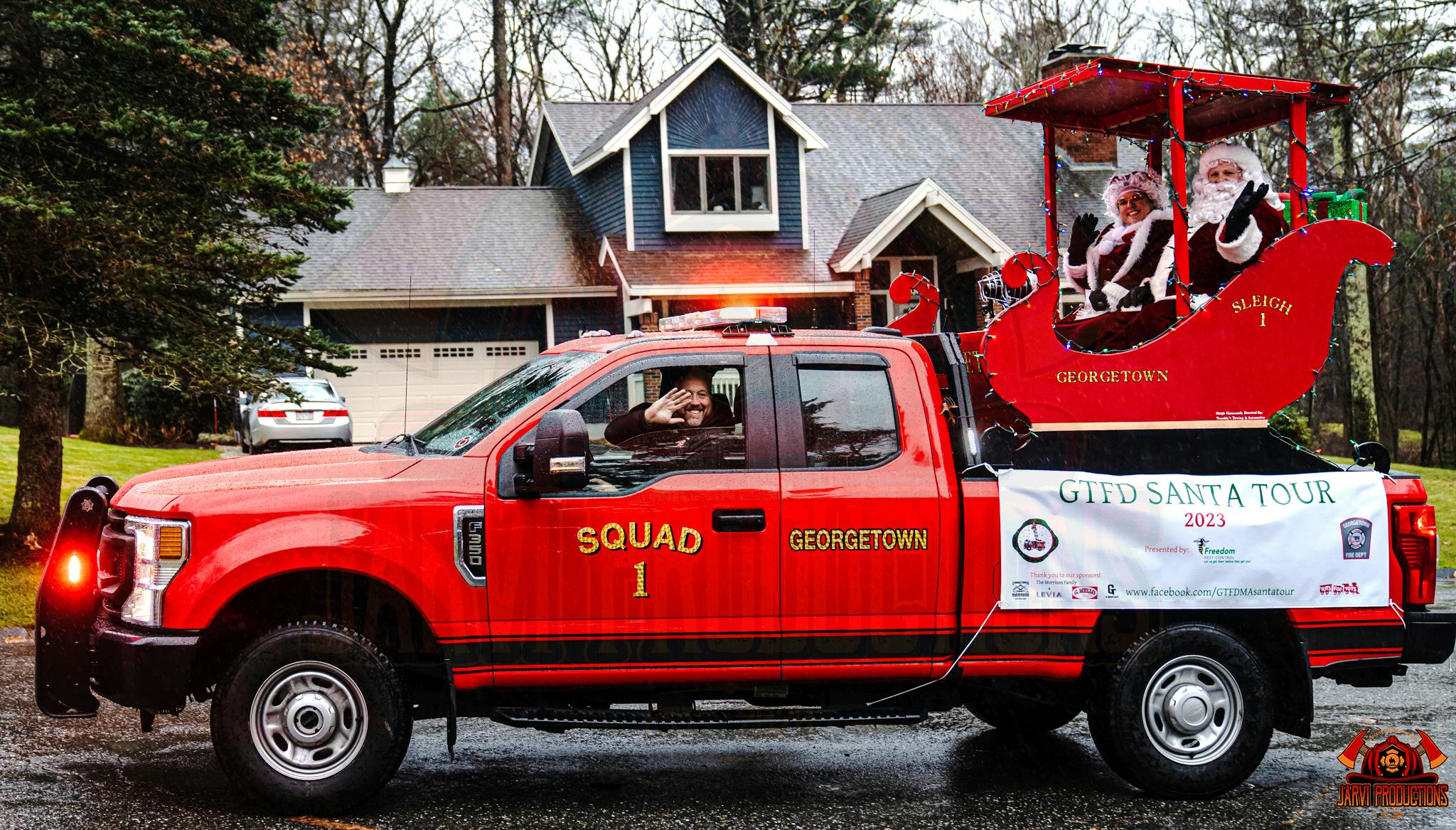 The Georgetown Fire Department used Glympse&rsquo;s Premium Tags to customize their Santa Tracker with their logo, event details, and festive messages from Santa.