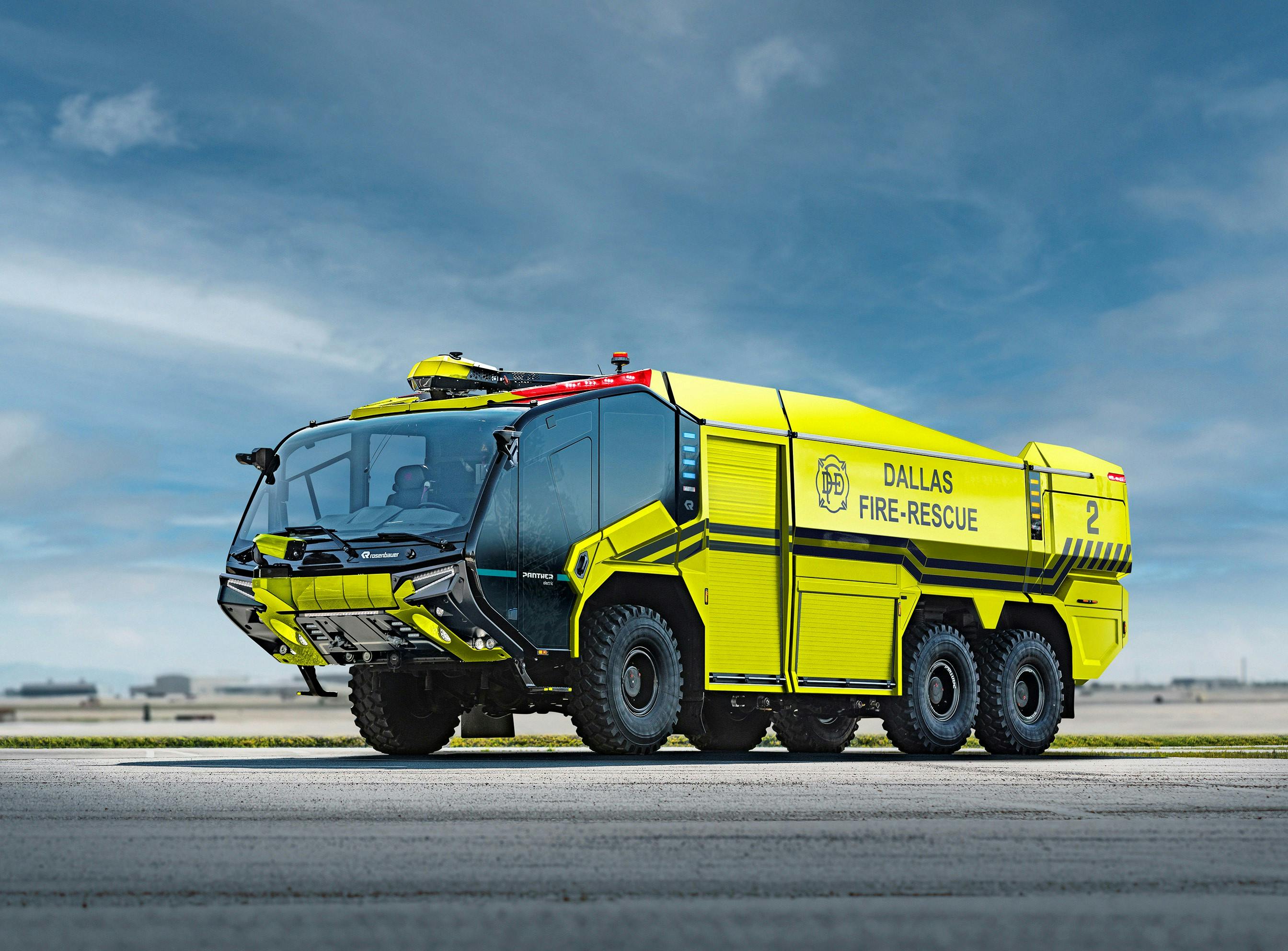 The pre-series vehicle will be delivered in mid-2025 and will operate at Dallas Love Field Airport, making it the first airport to receive a PANTHER 6x6 electric.