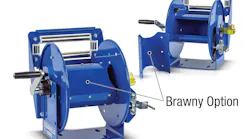 Coxreels is proud to offer the Brawny option available for most 100 Series hose reels.
