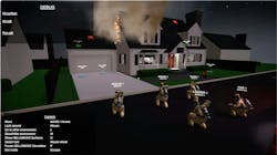 Immersing students in a simulation that imitates a real-life environment allows them to use visual cues to make fireground decisions and communicate orders. Immersing students in a simulation that imitates a real-life environment allows them to use visual cues to make fireground decisions and communicate orders.