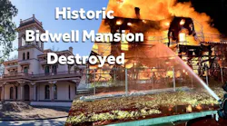 Arson Fire at Bidwell Mansion
