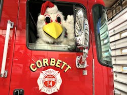 One of the most unique traditions across the nation, Corbett, OR, Fire District's Christmas Chicken. One of the most unique traditions across the nation, Corbett, OR, Fire District's Christmas Chicken.