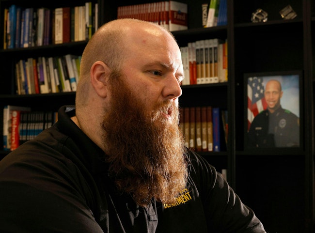 Dallas 9-1-1 Dispatcher Owen Larsen knew immediately that something wasn't right when he heard a gurgle over the radio.