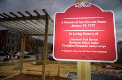 A federal judge dismissed a lawsuit filed by the families of three Baltimore firefighters, Lt. Paul Butrim, Lt. Kelsey Sadler and EMT/Firefighter Kenny Lacayo, who died in 2022 at a fire in a vacant Stricker Street fire. A federal judge dismissed a lawsuit filed by the families of three Baltimore firefighters, Lt. Paul Butrim, Lt. Kelsey Sadler and EMT/Firefighter Kenny Lacayo, who died in 2022 at a fire in a vacant Stricker Street fire.