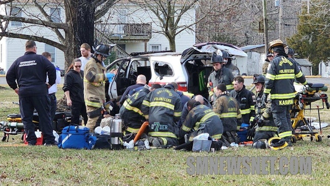 Todd Bowman was seriously injured after his EMS vehicle crashed into a tree. Since then, the St. Mary's County EMS assistant chief has been recovering from the injuries.