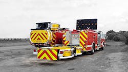 The Scorpion II Blocker's innovative modular design allows it to absorb and dissipate collision forces and improving firefighter safety on roadways. The Scorpion II Blocker's innovative modular design allows it to absorb and dissipate collision forces and improving firefighter safety on roadways.