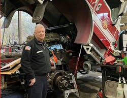 Stephen Balboni, repair supervisor for the Springfield Fire Department, retired Jan. 3 after nearly 39 years maintaining the city's fire trucks, boats and other equipment. Stephen Balboni, repair supervisor for the Springfield Fire Department, retired Jan. 3 after nearly 39 years maintaining the city's fire trucks, boats and other equipment.