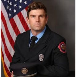 St. Louis firefighter Benjamin Polson. St. Louis firefighter Benjamin Polson.