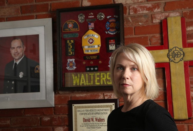 The City of Dallas settled with Kristi Walters, wife of Dallas firefighter David Walters, and his three sons over his 2018 death.