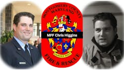 Montgomery County Firefighter Christopher Higgins, 46, died at a house fire on Jan. 11, 2025. Montgomery County Firefighter Christopher Higgins, 46, died at a house fire on Jan. 11, 2025.