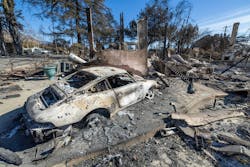 The Altadena area was ravaged by the Eaton Fire. The Altadena area was ravaged by the Eaton Fire.
