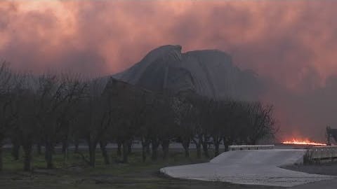 Sutter County, CA, Walnut Warehouse Continues to Burn | Firehouse