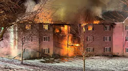 This is what firefighters encountered Friday night.