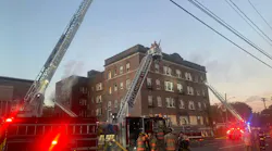 Firefighters battled a fire in the building last October.