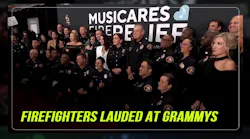 Firefighters applauded as they arrive at Grammy awards, after deadly LA blazes | ABS-CBN News