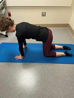 Low quadruped stretch Low quadruped stretch