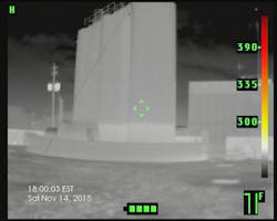 Temperature differentials can be seen inside of a tank to provide a clue of for how much of a release one should be prepared. Temperature differentials can be seen inside of a tank to provide a clue of for how much of a release one should be prepared.