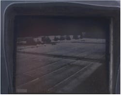 Utilizing the TIC on a roof gives a map of the roof layout and assists in locating hazards. Utilizing the TIC on a roof gives a map of the roof layout and assists in locating hazards.