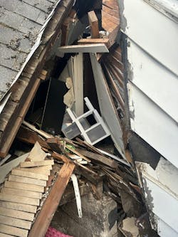 When a void pattern that typically occurs in wood-frame structure is in play, rescuers shouldn’t move debris or tunnel in to rescue victims until the structure is sized up by a trained rescuer. When a void pattern that typically occurs in wood-frame structure is in play, rescuers shouldn’t move debris or tunnel in to rescue victims until the structure is sized up by a trained rescuer.