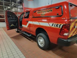 Because of their better capability to be outfitted to carry various equipment compared with SUVs, pickups can be the smartest option for operational positions, such as battalion and district chiefs, training chiefs and safety officers. Because of their better capability to be outfitted to carry various equipment compared with SUVs, pickups can be the smartest option for operational positions, such as battalion and district chiefs, training chiefs and safety officers.