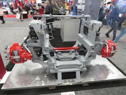 A Reyco Granning independent front suspension. A Reyco Granning independent front suspension.