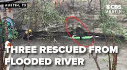 RESCUE: Three people swept down Austin river