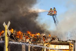 While en route, Batavia Fire Department firefighters transmitted a working fire because of a large header in the sky. This prompted additional resources to be instructed to head to the scene. While en route, Batavia Fire Department firefighters transmitted a working fire because of a large header in the sky. This prompted additional resources to be instructed to head to the scene.