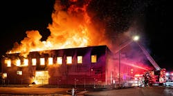 When Fort Worth Fire Department crews arrived, heavy fire showed from the first and second floors of a vacant building. Firefighters knew the building well, so operations went defensive almost immediately. When Fort Worth Fire Department crews arrived, heavy fire showed from the first and second floors of a vacant building. Firefighters knew the building well, so operations went defensive almost immediately.