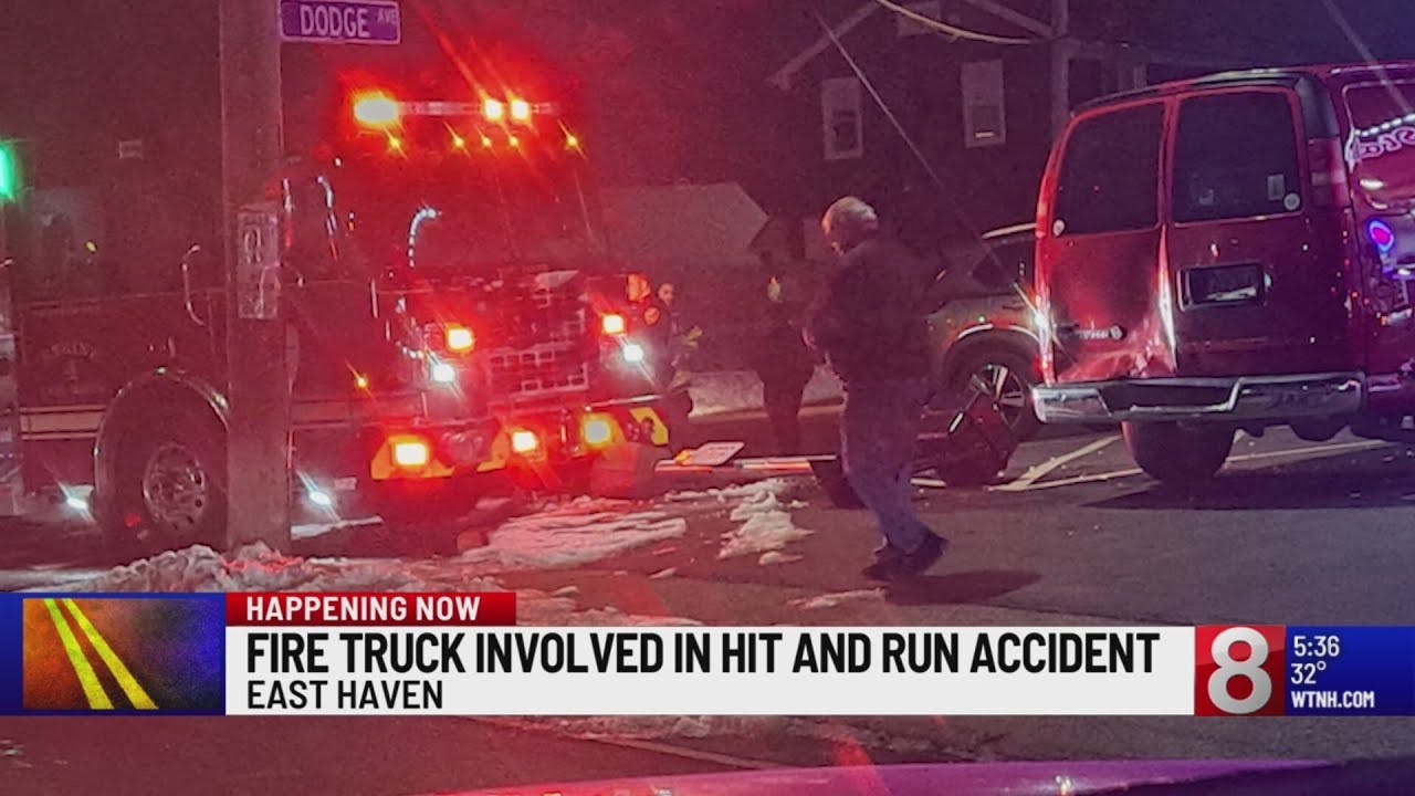 Vehicle involved in East Haven fire engine hit-and-run found