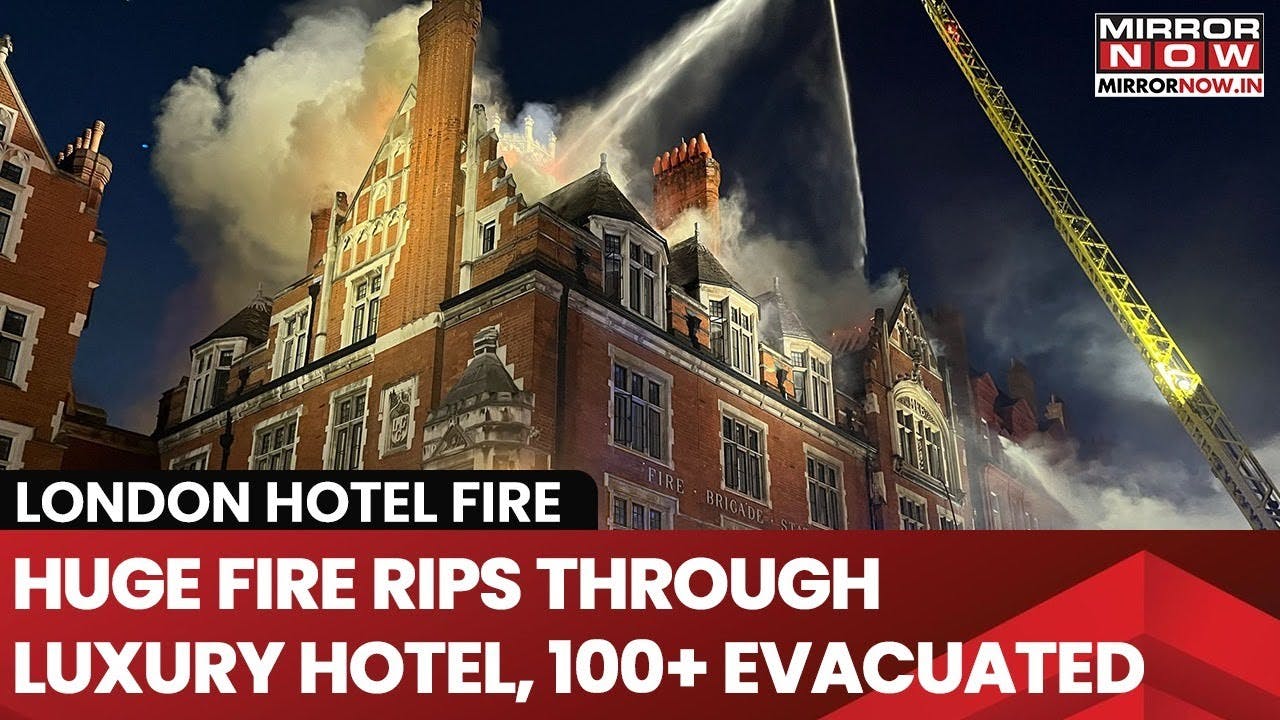 Former London Fire Brigade Firehouse Turned Hotel Burns