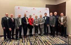 Award recipients and presenters gather for a group photo at the National Community Impact Award ceremony. Award recipients and presenters gather for a group photo at the National Community Impact Award ceremony.