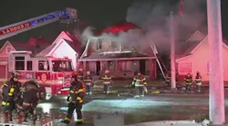 House fire closes major Indy road during morning commute