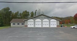 The Barneveld firehouse, captured in this 2013 Google Maps view, collapsed Saturday after the region was blanketed with heavy snow. The Barneveld firehouse, captured in this 2013 Google Maps view, collapsed Saturday after the region was blanketed with heavy snow.