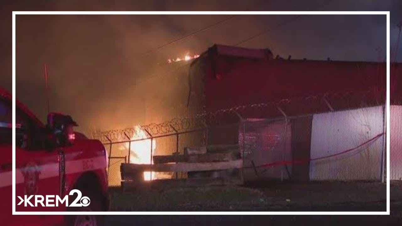 Lithium-ion battery fire breaks out in Hillyard neighborhood Tuesday morning