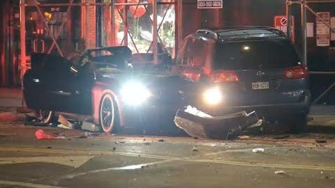 Driver killed, another in police custody after crash in Queens
