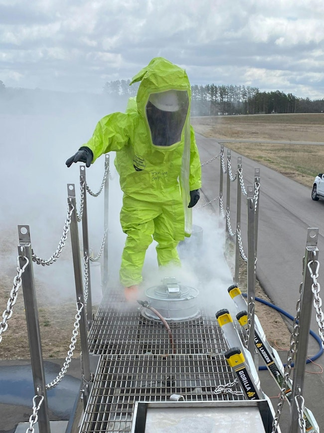 A PPE ensemble can be indicated by a substance’s vapor pressure and its toxicity.
