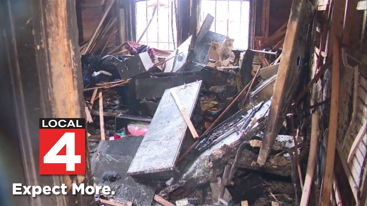 Quick-acting firefighters rescue elderly man trapped inside house fire on Detroit&rsquo;s west side