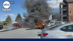 Small plane crashes and goes up in flames in Pennsylvania