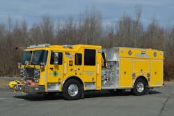 The Occoquan-Woodbridge-Lorton (OWL) Fire Department, which is part of the PWC Fire & Rescue System, operates six Seagrave engines, including this 2024 model that’s assigned to Engine 502B. The front bumper has a recessed 5-inch intake and a 2½-inch discharge that has a steel reinforced support structure. The Occoquan-Woodbridge-Lorton (OWL) Fire Department, which is part of the PWC Fire & Rescue System, operates six Seagrave engines, including this 2024 model that’s assigned to Engine 502B. The front bumper has a recessed 5-inch intake and a 2½-inch discharge that has a steel reinforced support structure.