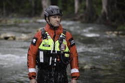 When the Saratoga County, FL, Fire Department realized that its water rescue standards and equipment needed to be reevaluated to ensure that best practices were in place, the scrutiny including personal flotation devices (PFDs). The department opted for Force 6’s Tec2 swiftwater rescue vest. The PFD includes the capability for nine size adjustments. Numerous straps that hung from the earliest iterations of the Tec2 were removed to minimize snag dangers when a rescuer is in the water. Photo courtesy of Force 6 When the Saratoga County, FL, Fire Department realized that its water rescue standards and equipment needed to be reevaluated to ensure that best practices were in place, the scrutiny including personal flotation devices (PFDs). The department opted for Force 6’s Tec2 swiftwater rescue vest. The PFD includes the capability for nine size adjustments. Numerous straps that hung from the earliest iterations of the Tec2 were removed to minimize snag dangers when a rescuer is in the water. Photo courtesy of Force 6