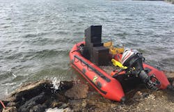 JW Fishers’ CHIRP Side Scan Sonar System includes the SONAR VIEW-2 software. Once the depth of a search is set and the system is deployed, coordinates are collected automatically via the integrated GPS. When the mouse is moved over a target that’s displayed on the control box screen, the location coordinates are displayed. Photo courtesy of JW Fishers JW Fishers’ CHIRP Side Scan Sonar System includes the SONAR VIEW-2 software. Once the depth of a search is set and the system is deployed, coordinates are collected automatically via the integrated GPS. When the mouse is moved over a target that’s displayed on the control box screen, the location coordinates are displayed. Photo courtesy of JW Fishers