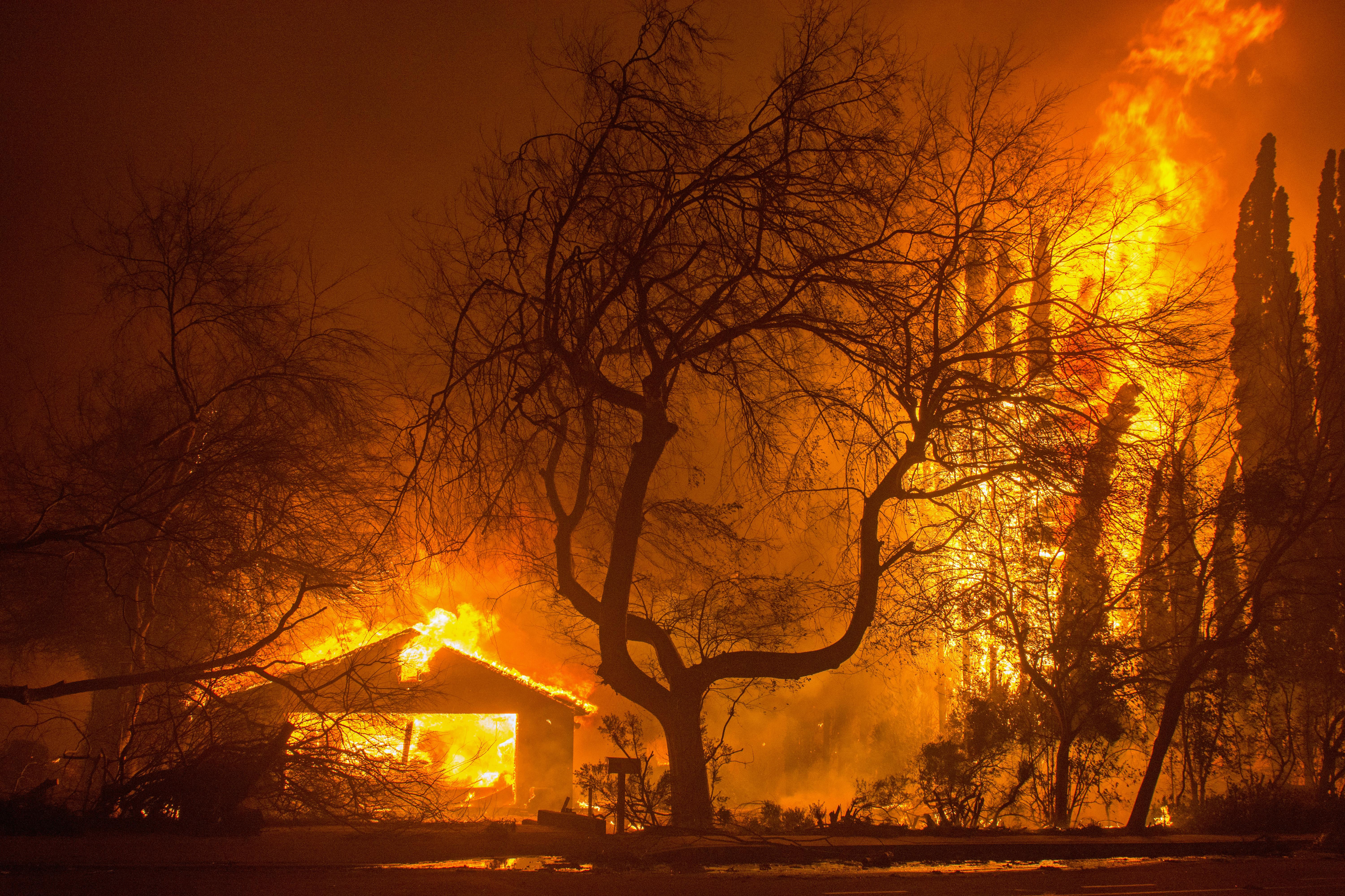 wildland firefighting Eaton Fire
