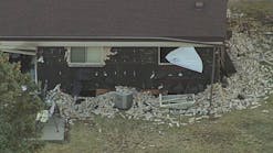 Chopper video: Garden City house damaged in explosion Chopper video: Garden City house damaged in explosion