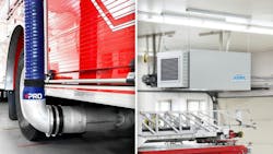 MagneGrip's systems connect directly to vehicle tailpipes, capturing 100% of diesel exhaust particles and toxic gases. MagneGrip's systems connect directly to vehicle tailpipes, capturing 100% of diesel exhaust particles and toxic gases.